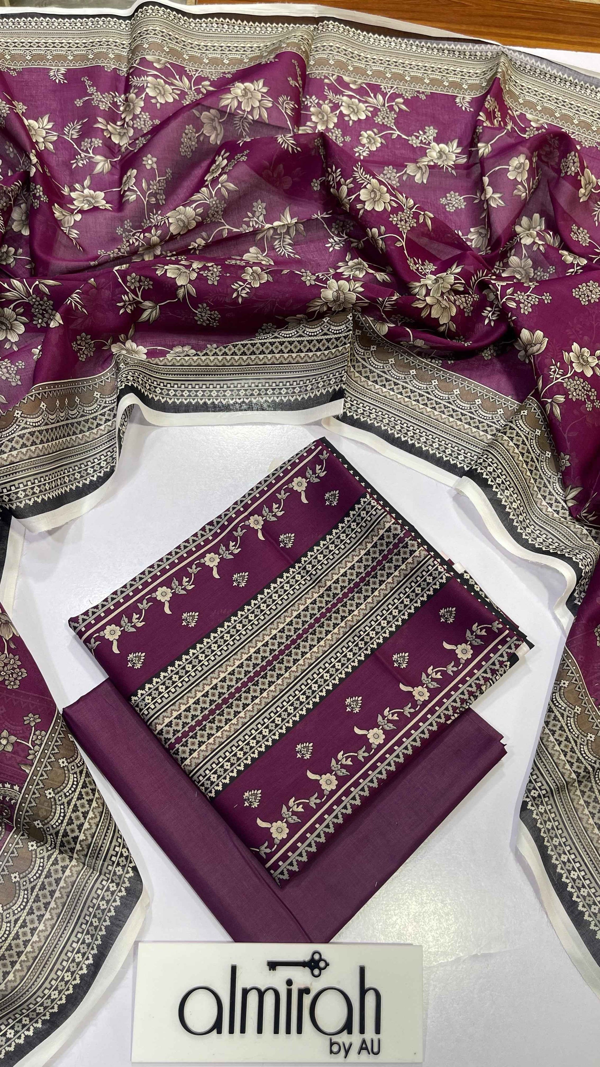 Almirah Original Vol. 13 Printed Lawn 3PC Suit – Unstitched Summer Collection 20 - Women's Fashion available at Ghar