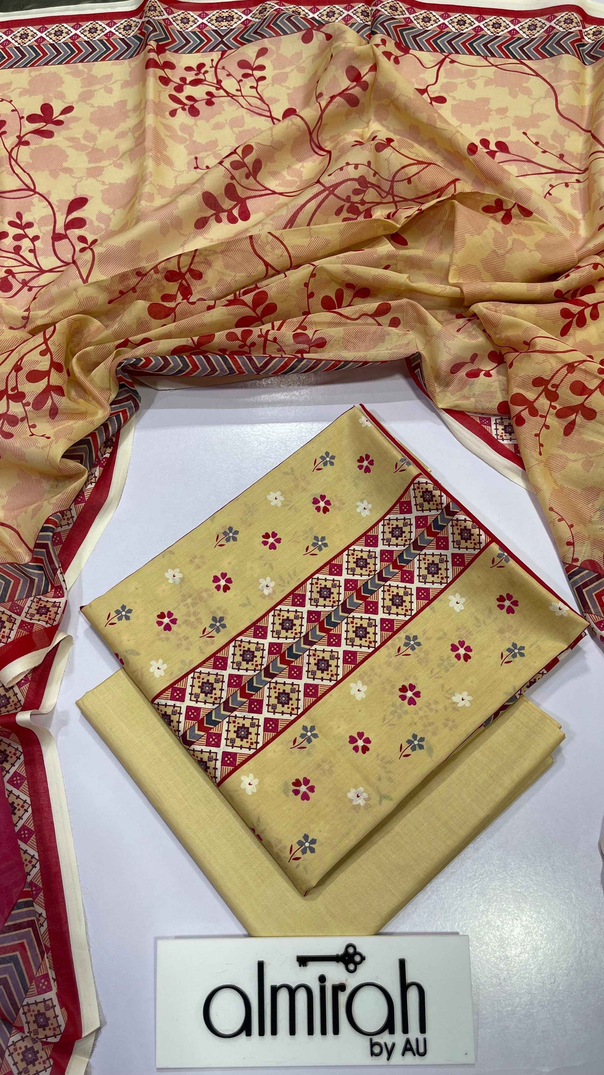Almirah Original Vol. 13 Printed Lawn 3PC Suit – Unstitched Summer Collection 20 - Women's Fashion available at Ghar