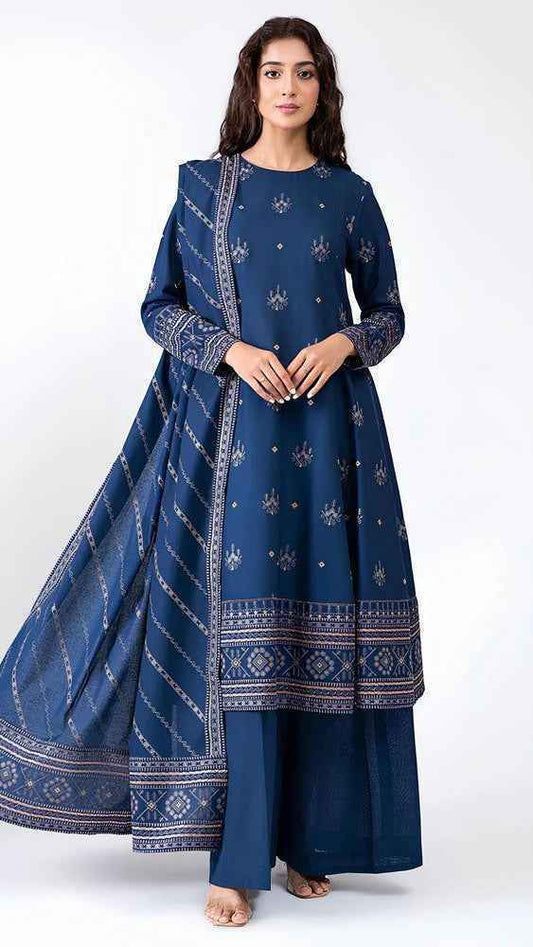 Kayseria D#5008 Premium Embroidered Lawn Suit with Embroidered Lawn Dupatta – Un - Women's Fashion available at Ghar