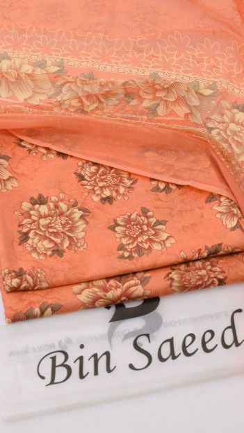 2026 Printed Lawn 3PC Suit with Chiffon Dupatta – Unstitched Summer Collection # - Women's Fashion available at Ghar