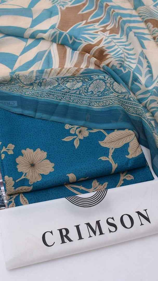 2026 Printed Lawn 3PC Suit with Chiffon Dupatta – Unstitched Summer Collection # - Women's Fashion available at Ghar