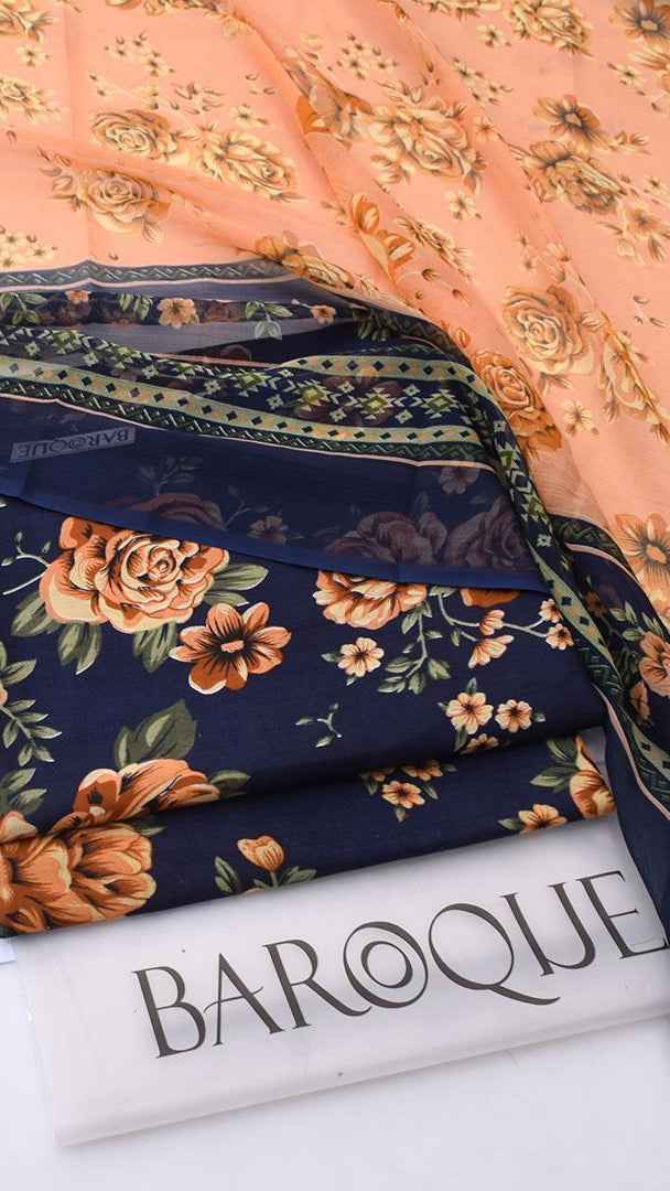 2026 Printed Lawn 3PC Suit with Chiffon Dupatta – Unstitched Summer Collection # - Women's Fashion available at Ghar