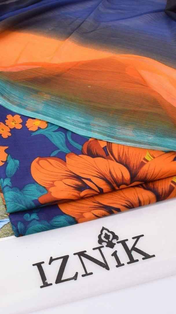 2026 Printed Lawn 3PC Suit with Chiffon Dupatta – Unstitched Summer Collection # - Women's Fashion available at Ghar