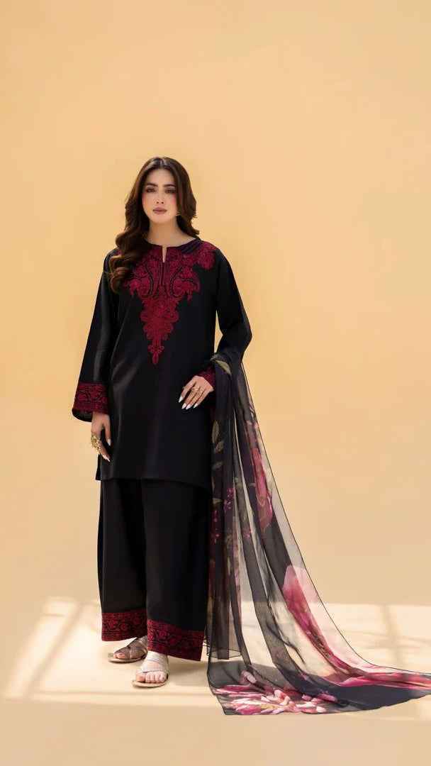 URGE Pure Airjet Lawn Embroidered 3PC Suit with Digital Printed Lawn Dupatta – U - Women's Fashion available at Ghar