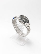 Junos Men’s Luxury Stainless Steel GMT Watch – Black Dial
