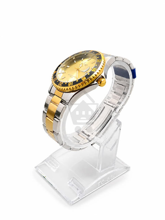 Junos Men’s Two-Tone Stainless Steel Watch – Gold Dial