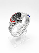 Junos Men’s GMT Watch – Black Dial & Red-Black Bezel