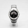 Premium Skeleton Dial Silver Watch for Men – Metal Bracelet | Ghar Mart