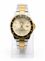 Junos Men’s Two-Tone Stainless Steel Watch – Gold Dial
