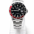 Junos Men’s GMT Watch – Black Dial & Red-Black Bezel
