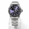 Junos Men’s Stainless Steel GMT Watch – Purple Dial