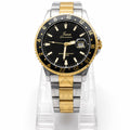 Junos Men’s Two-Tone Stainless Steel Watch – Black Dial