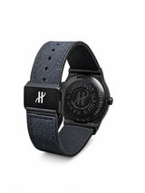 Black & Blue Skeleton Chronograph Luxury Watch | Ghar Mart