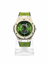 Green Skeleton Chronograph Luxury Watch | Ghar Mart