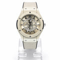 Silver Skeleton Chronograph Luxury Watch | Ghar Mart