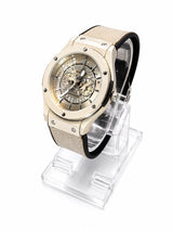 Silver Skeleton Chronograph Luxury Watch | Ghar Mart