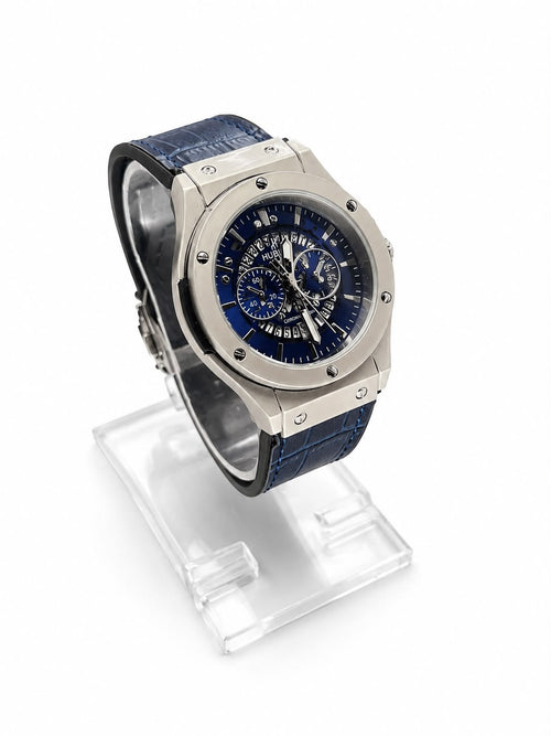Blue Skeleton Chronograph Luxury Watch | Ghar Mart