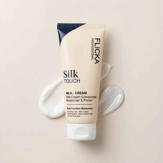 Flicka Professional Silk Touch Milk-Cream Concentrate – Moisturizer & Makeup Primer