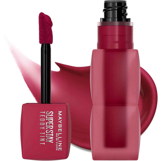 Maybelline Super Stay Teddy Tint – 12HR Soft Matte Long-Lasting Lip Tint