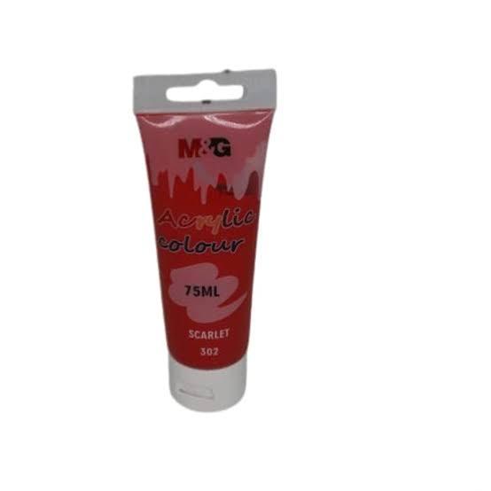 M&G Professional Acrylic Color - 75ml Large Tube | High-Gloss Artist Paint - Acrylic Color available at Ghar Mart