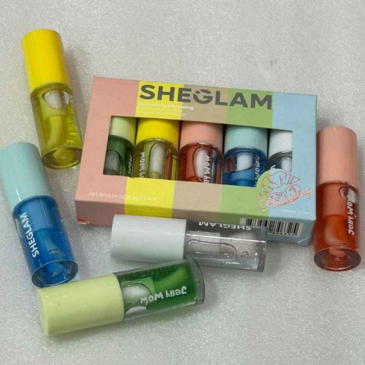 SHEGLAM Jelly Wow Hydrating Lip Oil – Non-Sticky Glossy Lip Oil